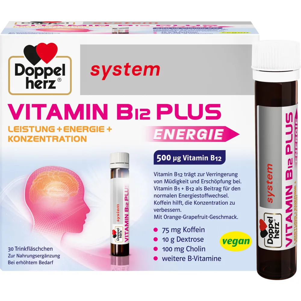 Doppelherz Vitamin B12 Plus system Trinkampullen 750 ml