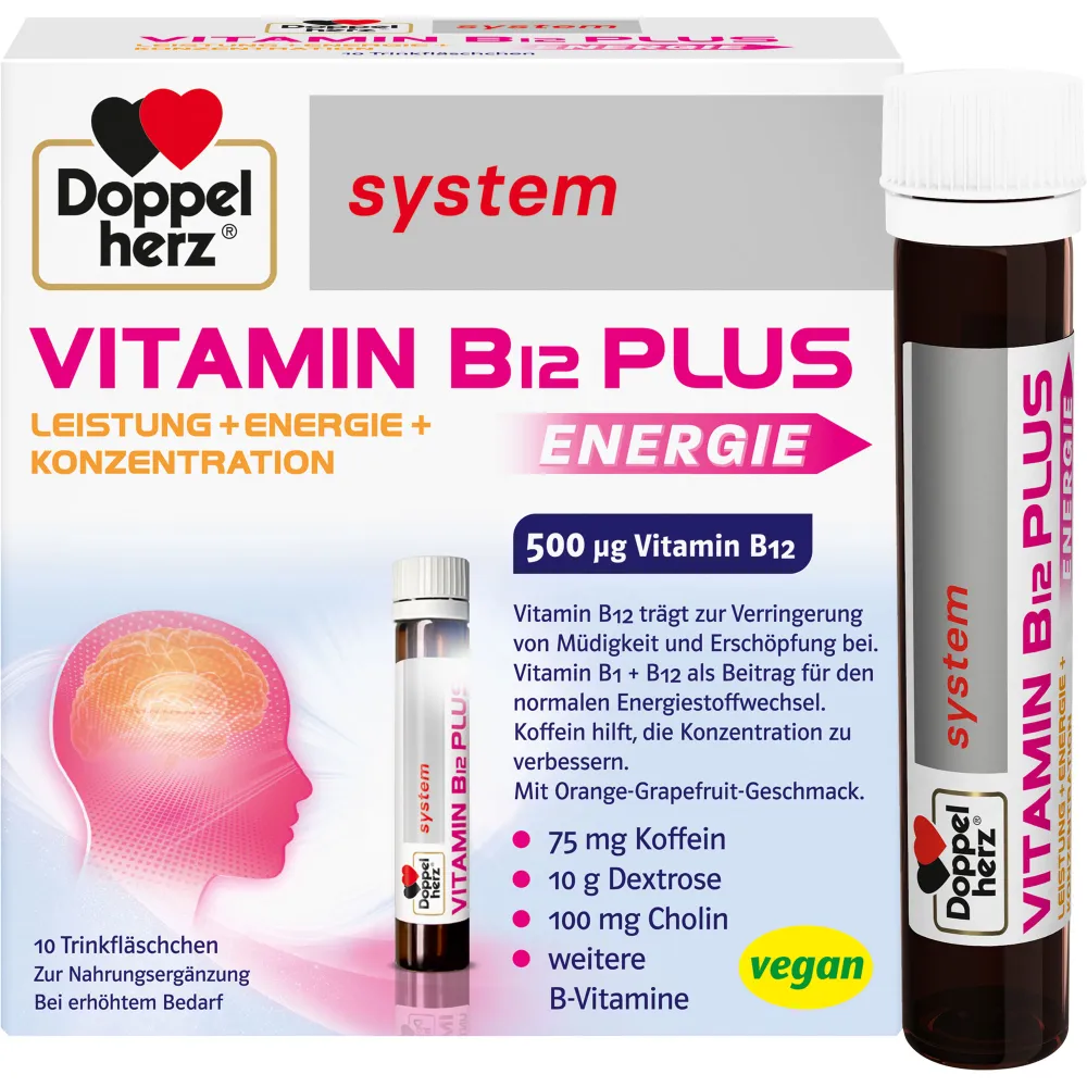 Doppelherz Vitamin B12 Plus system Trinkampullen 250 ml