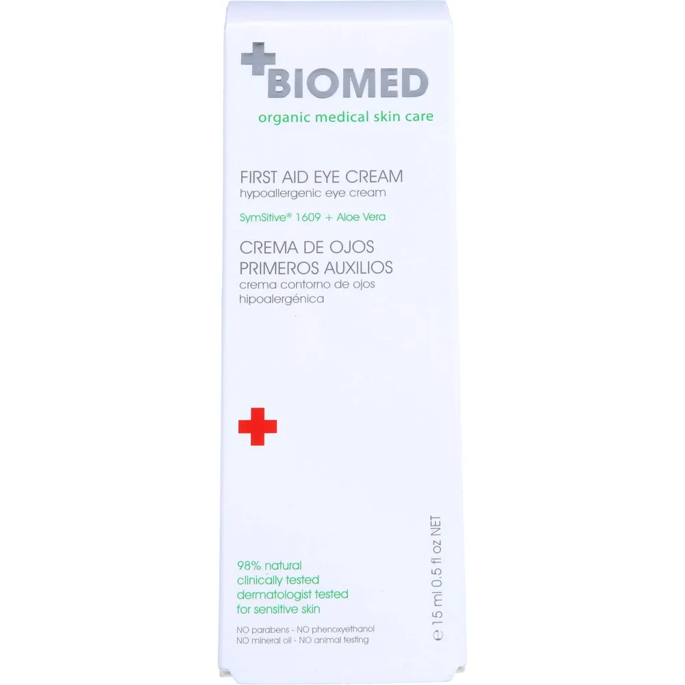 Biomed Erste Hilfe hypoallergene Augenpflege Creme 15 ml