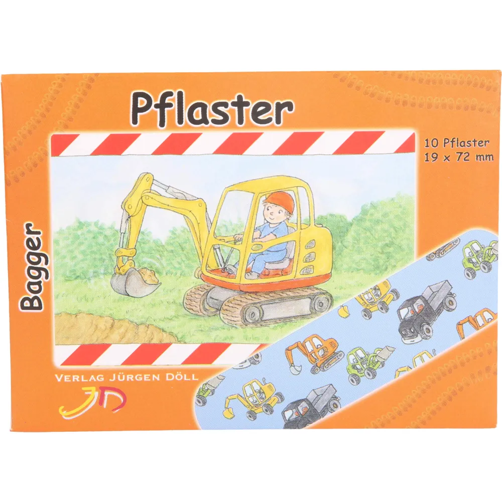Kinderpflaster Bagger Briefchen 10 St