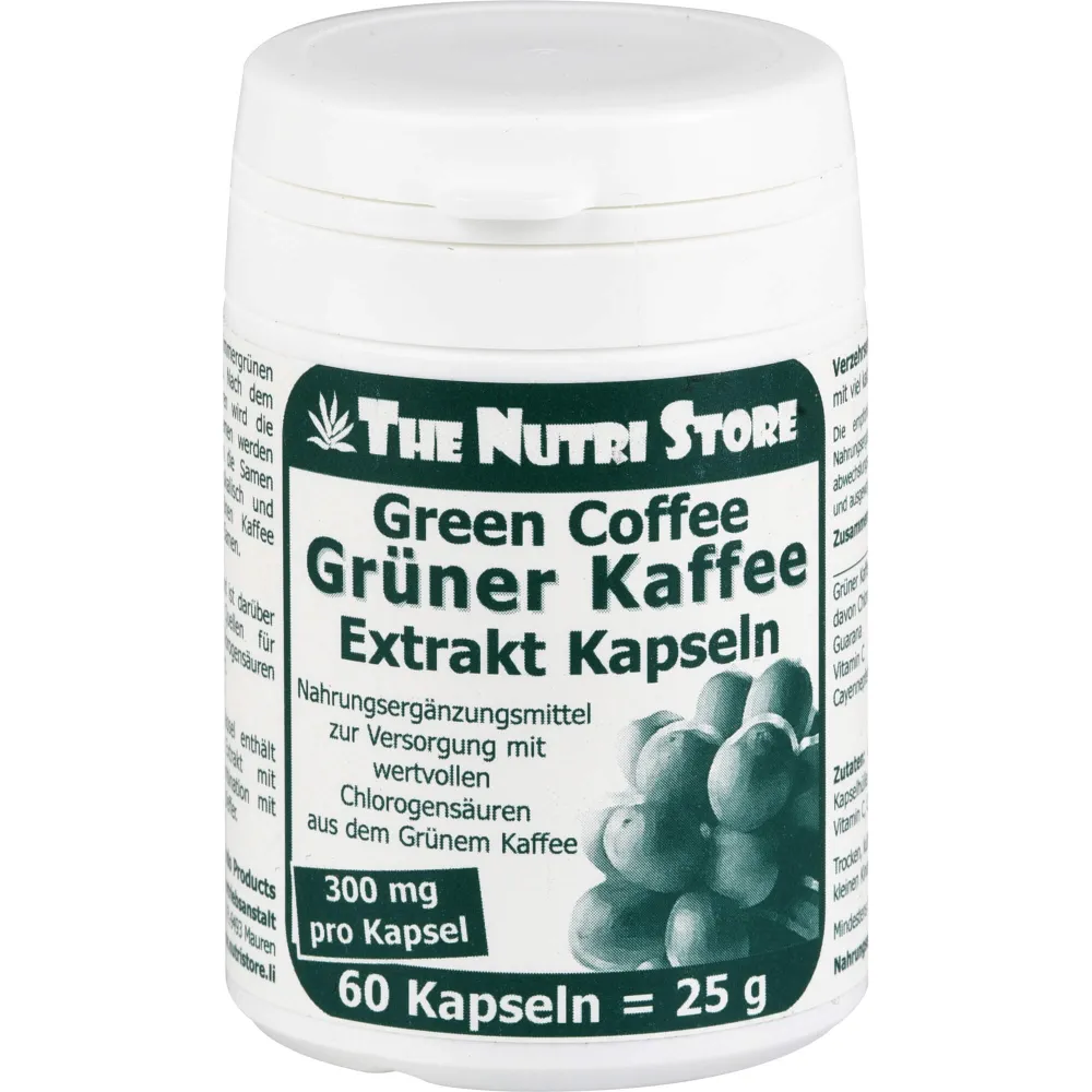 Grüner Kaffee Extrakt 300 mg Kapseln 60 St