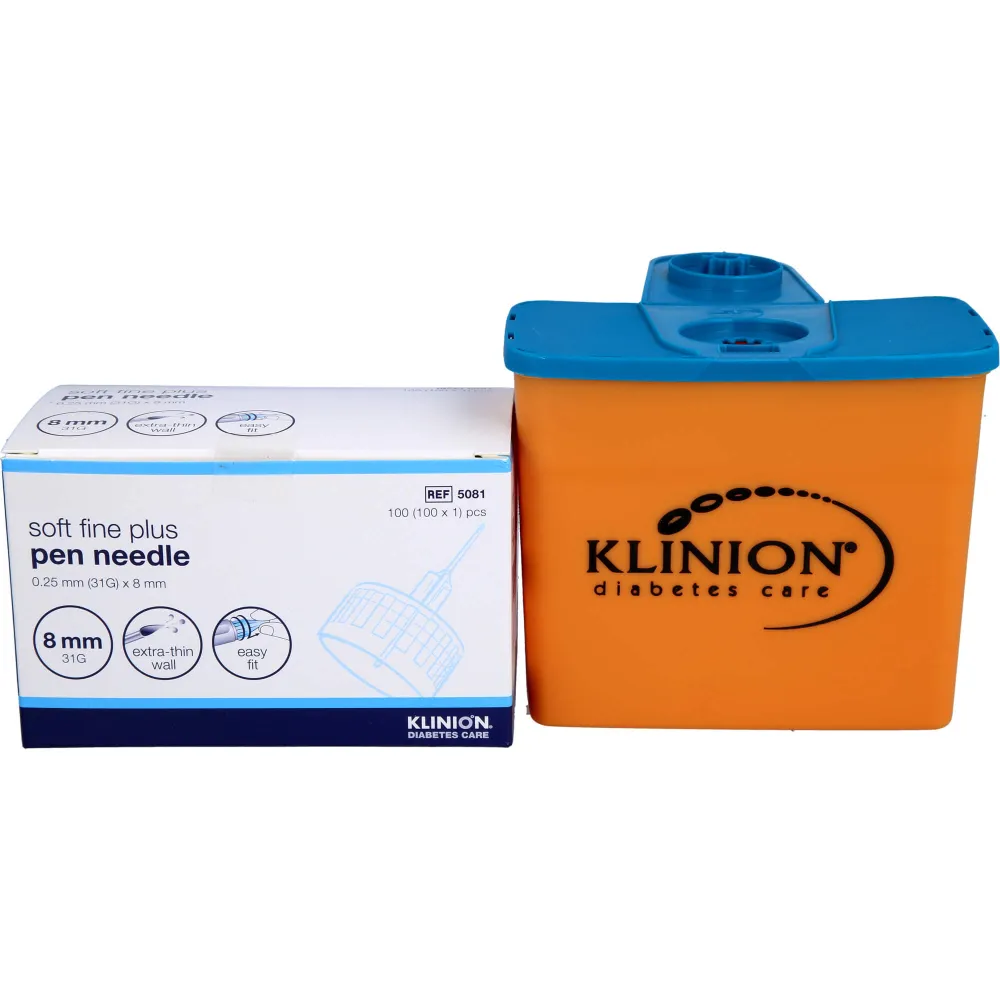 Klinion Soft fine plus Pen-Nadeln 31 G 0,25x8 mm 110 St