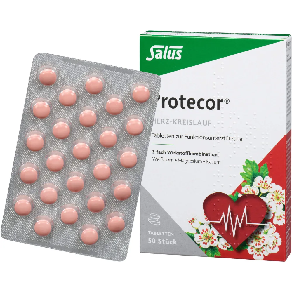 Protecor Herz-Kreislauf Tabl.z.Funktionsunt.Salus 50 St