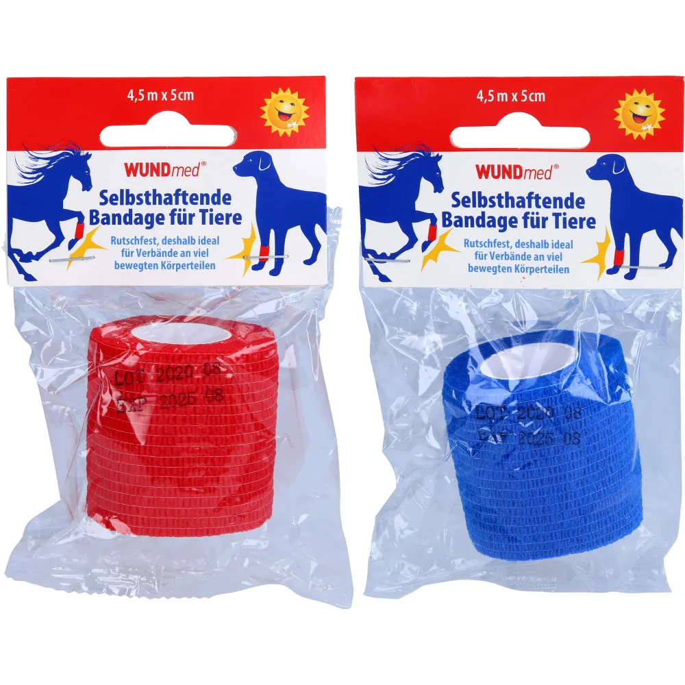 Bandage f.Tiere selbsthaftend 5 cmx4,5 m farb.sor. 1 St