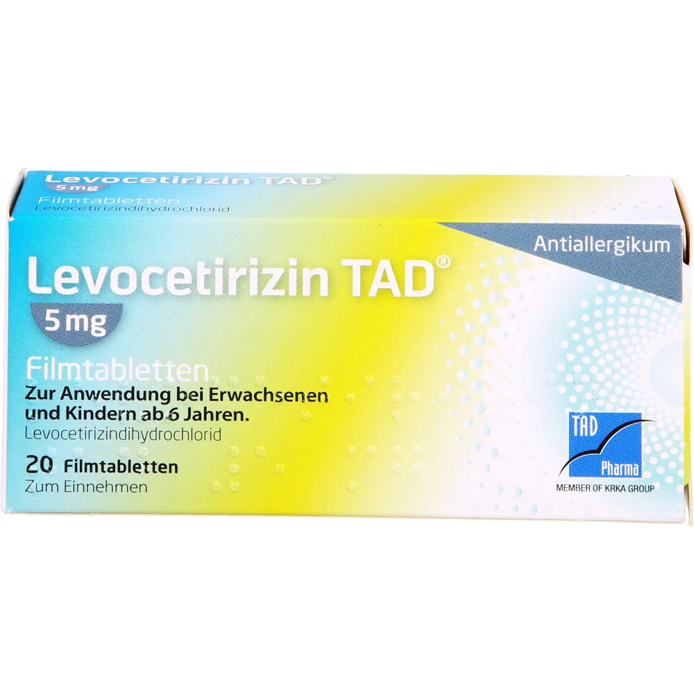 Levocetirizin Tad 5 mg Filmtabletten 20 St