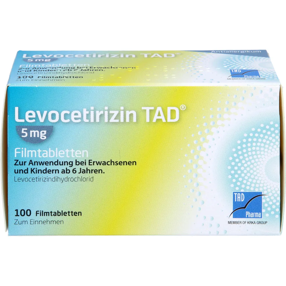 Levocetirizin Tad 5 mg Filmtabletten 100 St