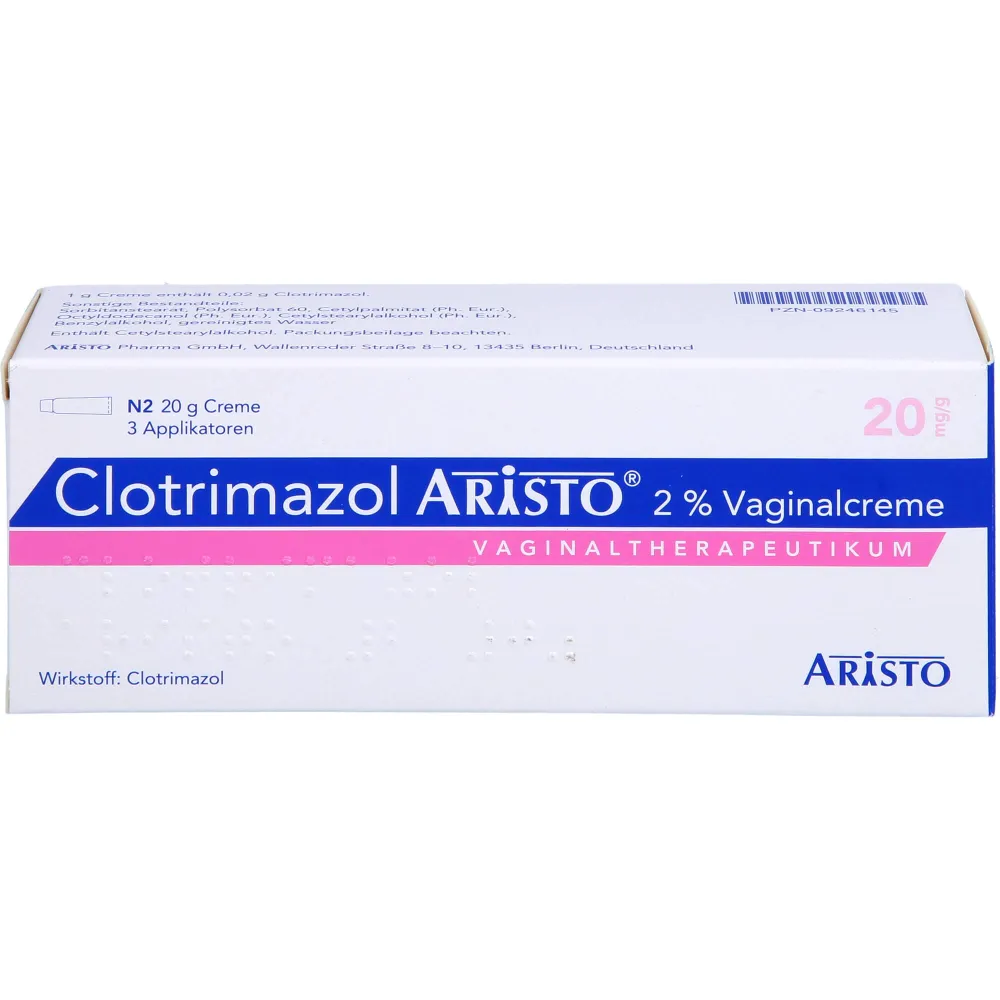 Clotrimazol Aristo 2% Vaginalcreme + 3 Applikat. 20 g