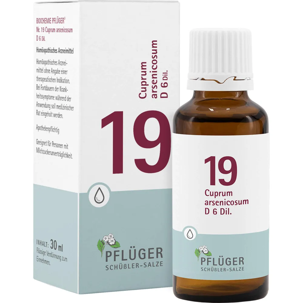 Biochemie Pflüger 19 Cuprum arsenicosum D 6 Tropf. 30 ml