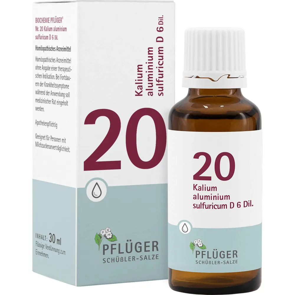 Biochemie Pflüger 20 Kalium alumin.sulfur.D 6 Tro. 30 ml