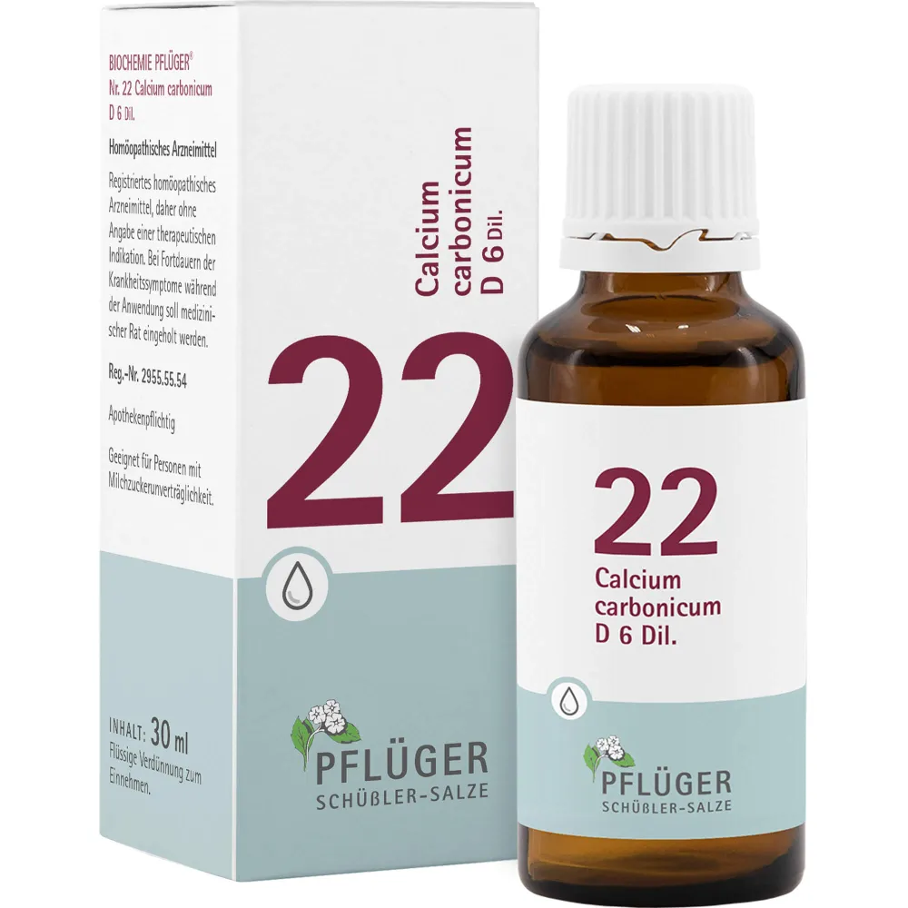 Biochemie Pflüger 22 Calcium carbonicum D 6 Tropf. 30 ml