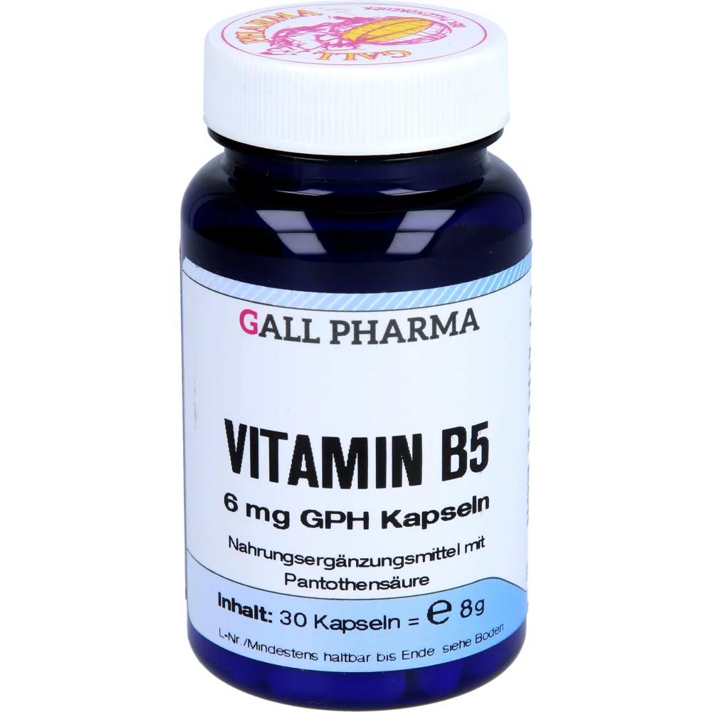 Vitamin B5 6 mg Gph Kapseln 30 St