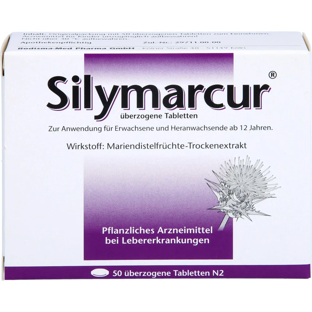 Silymarcur überzogene Tabletten 50 St