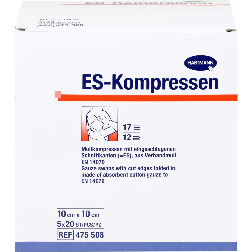 Es-Kompressen steril 10x10 cm 100 St