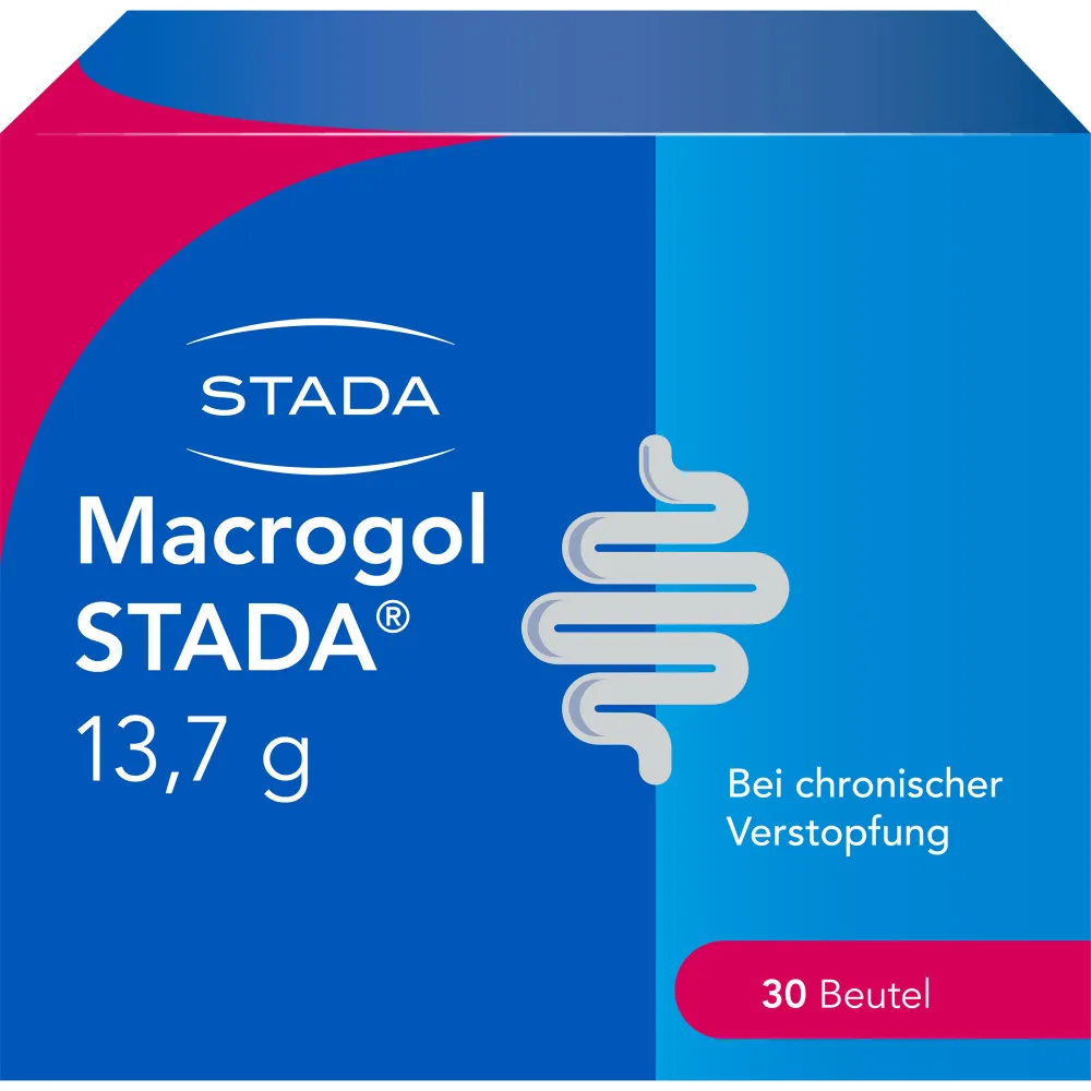Macrogol Stada 13,7 g Plv.z.Her.e.Lsg.z.Einnehmen 30 St