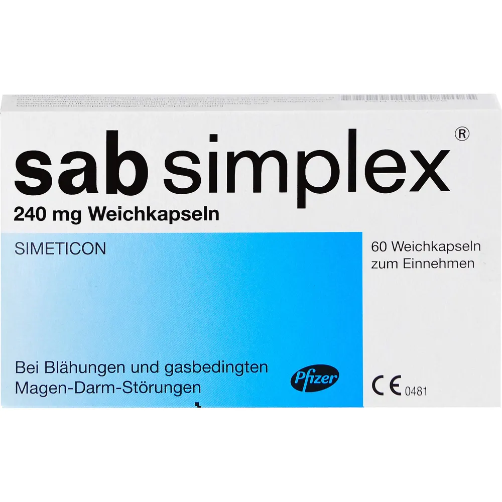 Sab simplex 240 mg Weichkapseln 60 St