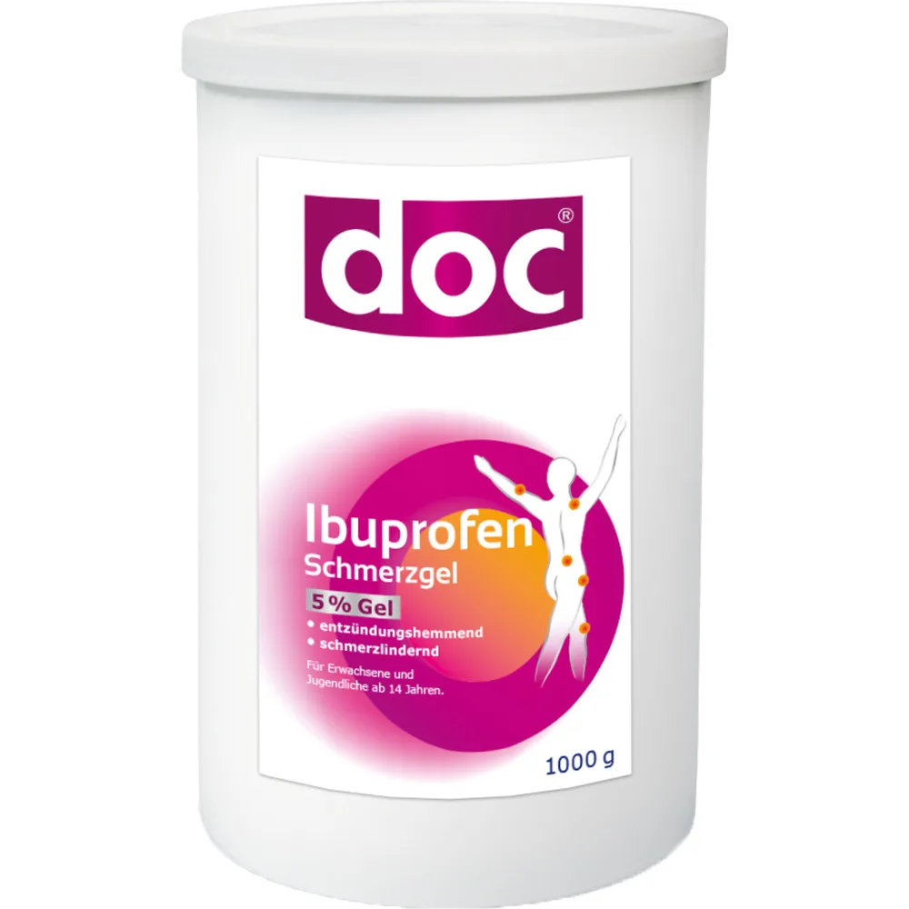 Doc Ibuprofen Schmerzgel 5% Spenderkartusche 1 kg