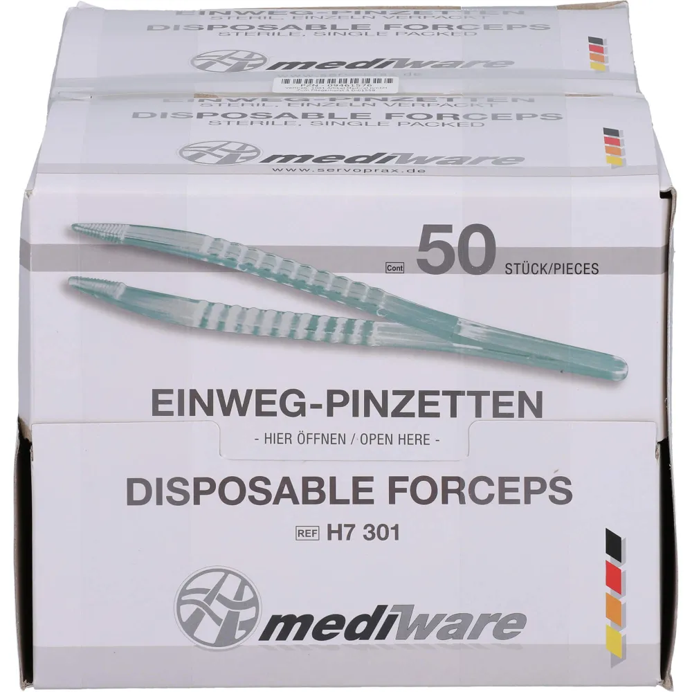 Pinzette Einmal steril 14 cm 100 St