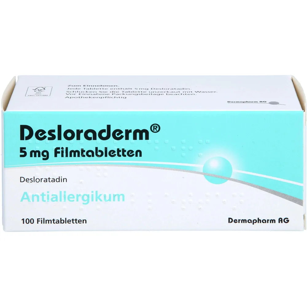 Desloraderm 5 mg Filmtabletten 100 St