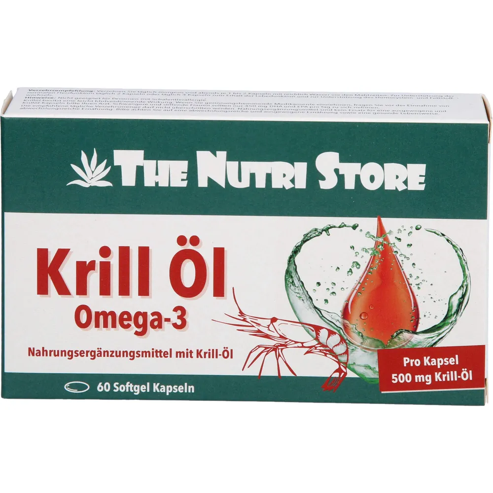 Krillöl 500 mg Kapseln 60 St