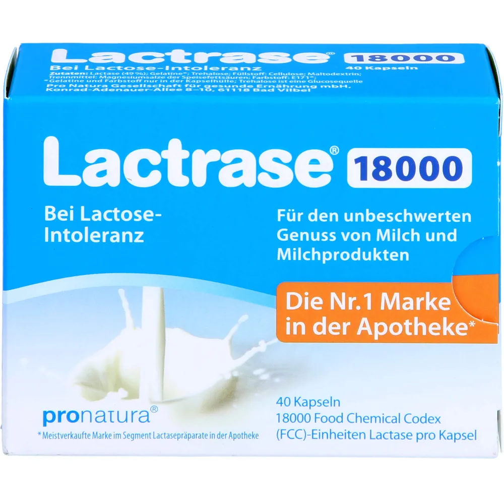 Lactrase 18.000 Fcc Kapseln 40 St