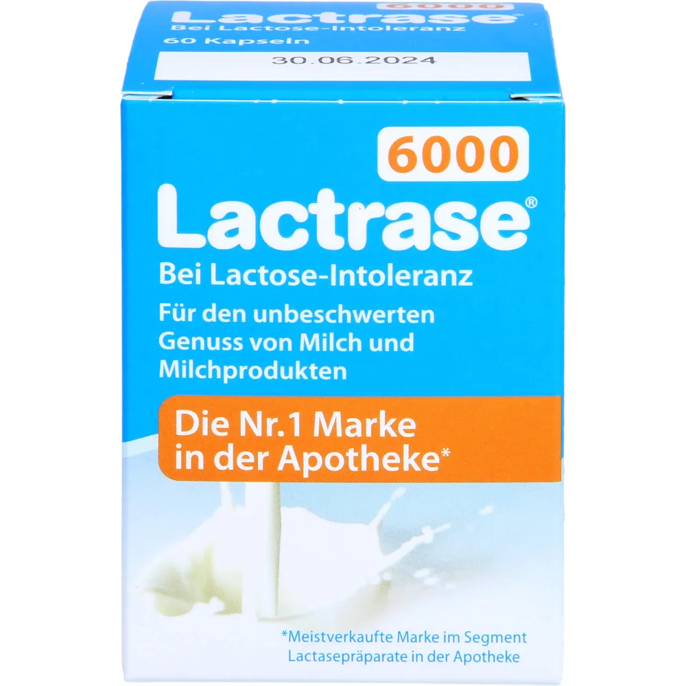 Lactrase 6.000 Fcc Kapseln 60 St