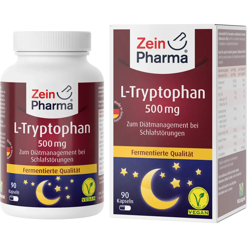 L-Tryptophan 500 mg Kapseln 90 St