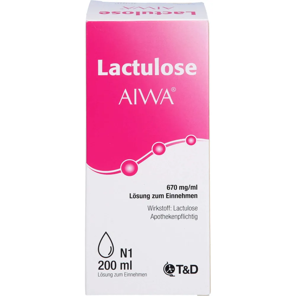 Lactulose Aiwa 670 mg/ml Lösung zum Einnehmen 200 ml