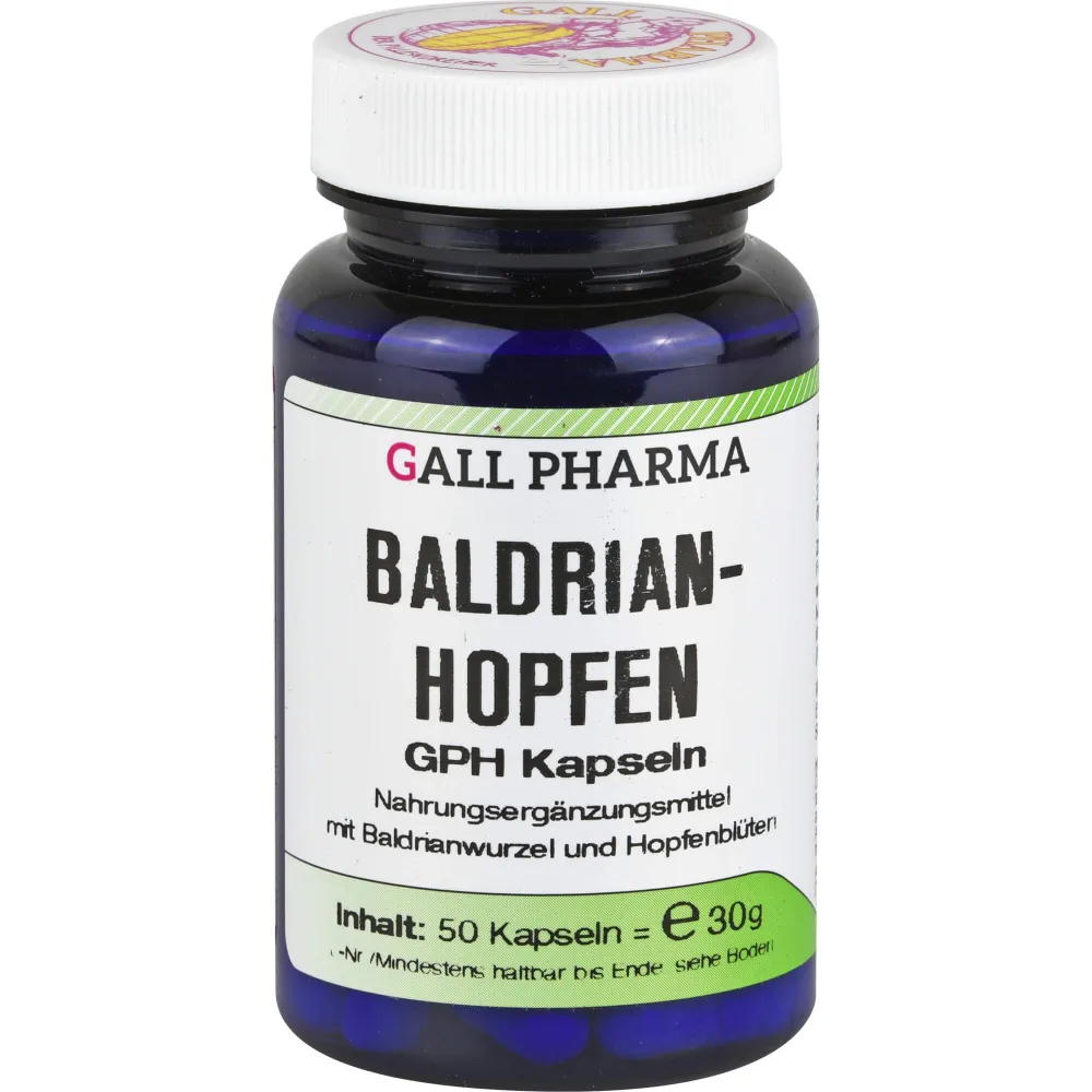 Baldrian Hopfen Gph Kapseln 50 St