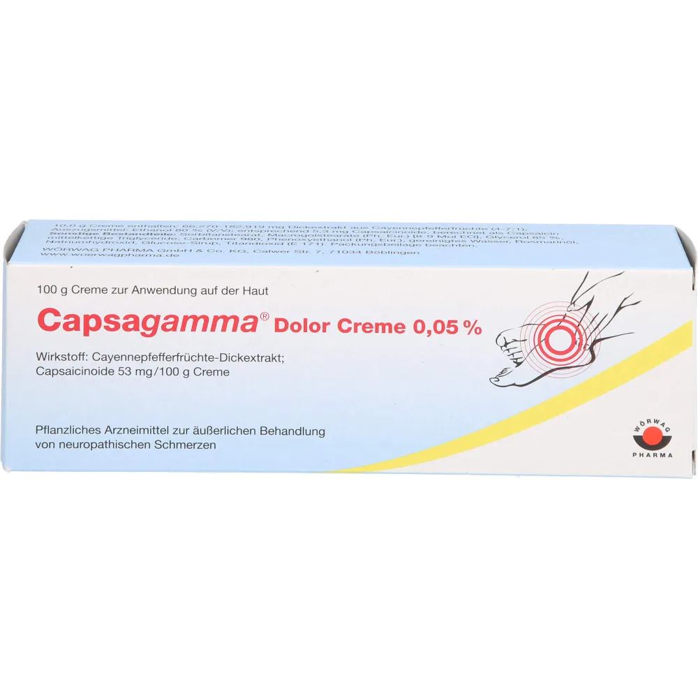 Capsagamma Dolor Creme 0,05% 100 g