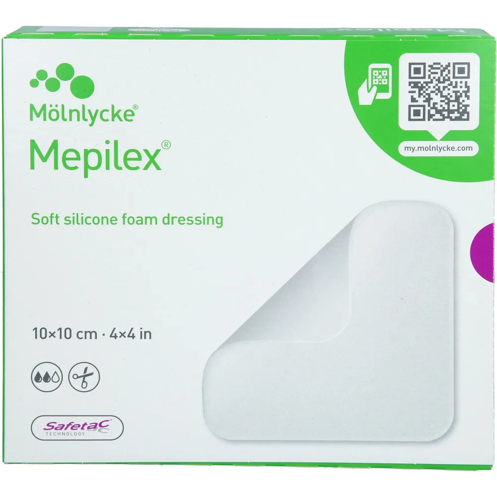 Mepilex 10x10 cm Schaumverband 5 St