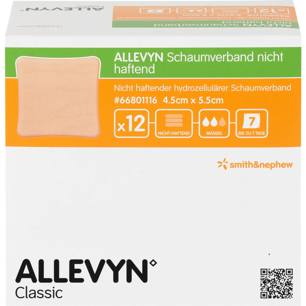 Allevyn Schaumverband 4,5x5,5 cm nicht haftend 12 St