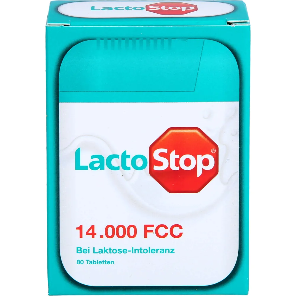 Lactostop 14.000 Fcc Tabletten Spender 80 St