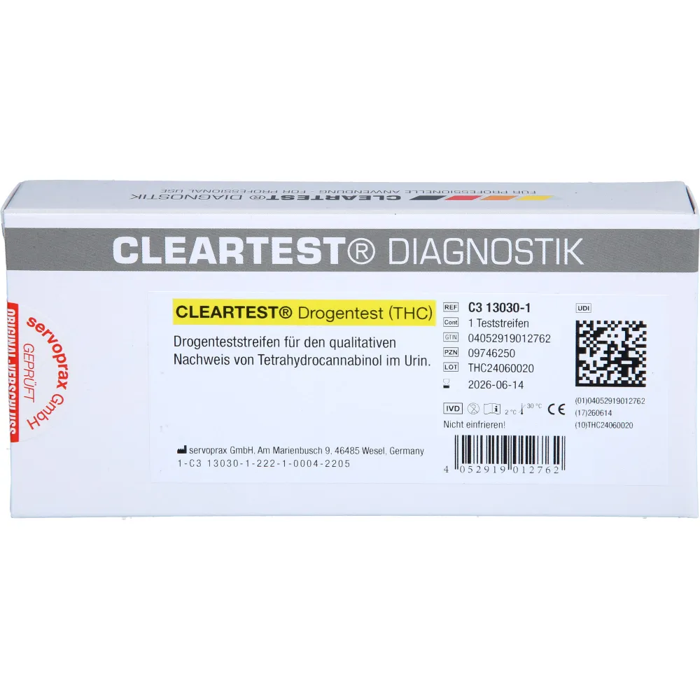Cleartest Drogentest Thc Teststreifen 1 St
