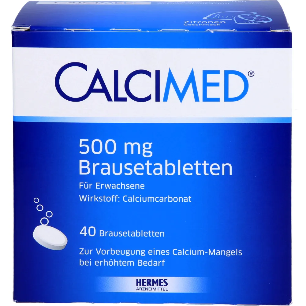 Calcimed 500 mg Brausetabletten 40 St