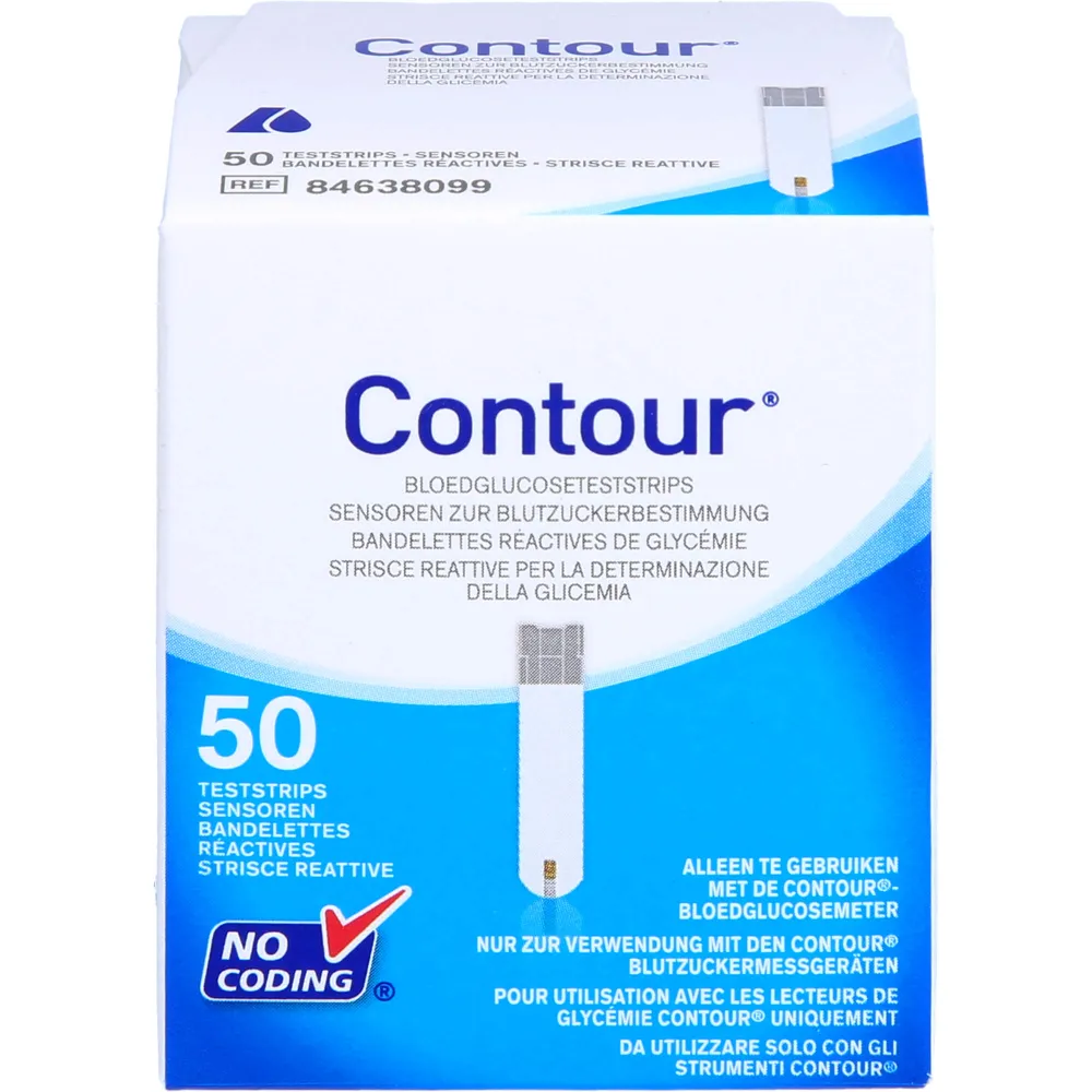 Contour Sensoren Teststreifen 50 St