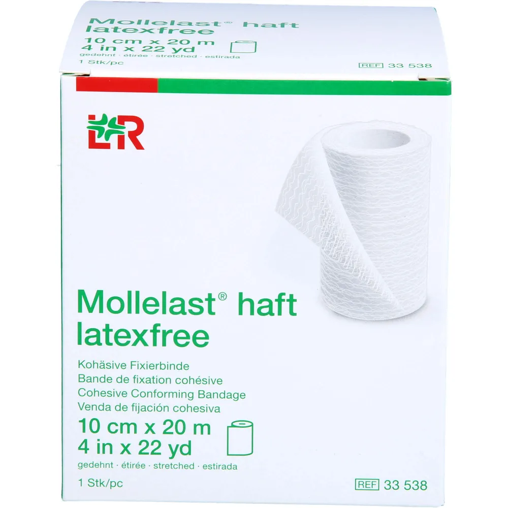 Mollelast haft Binden latexfrei 10 cmx20 m weiß 1 St