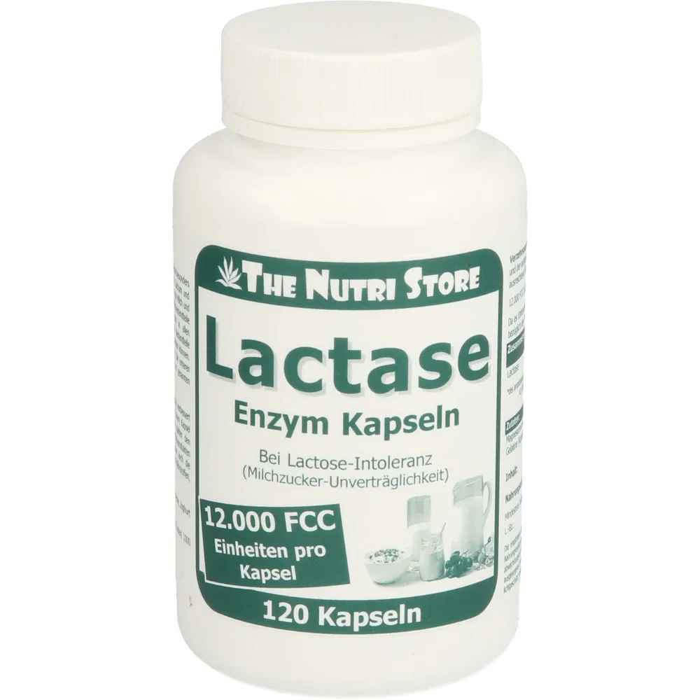 Lactase 12.000 Fcc Enzym Kapseln 120 St