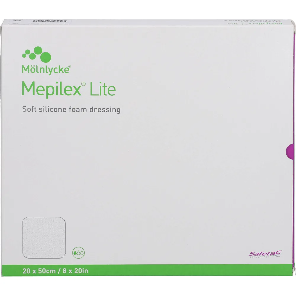 Mepilex Lite Schaumverband 20x50 cm steril 4 St