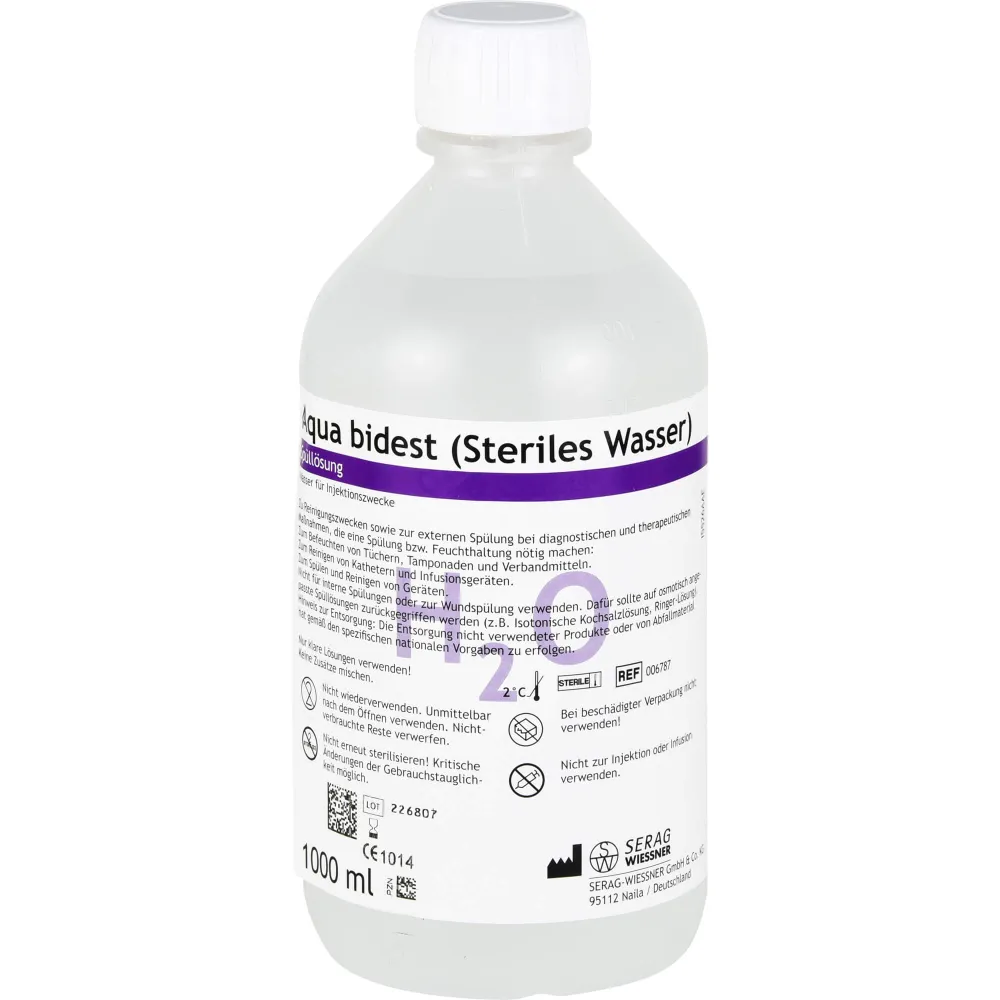 Aqua Bidest Spüllösung 1000 ml