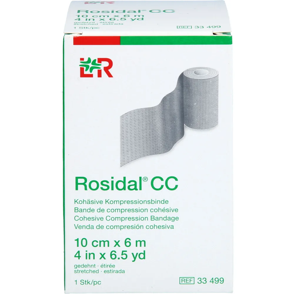 Rosidal Cc kohäsive Kompressionsbinde 10 cmx6 m 1 St
