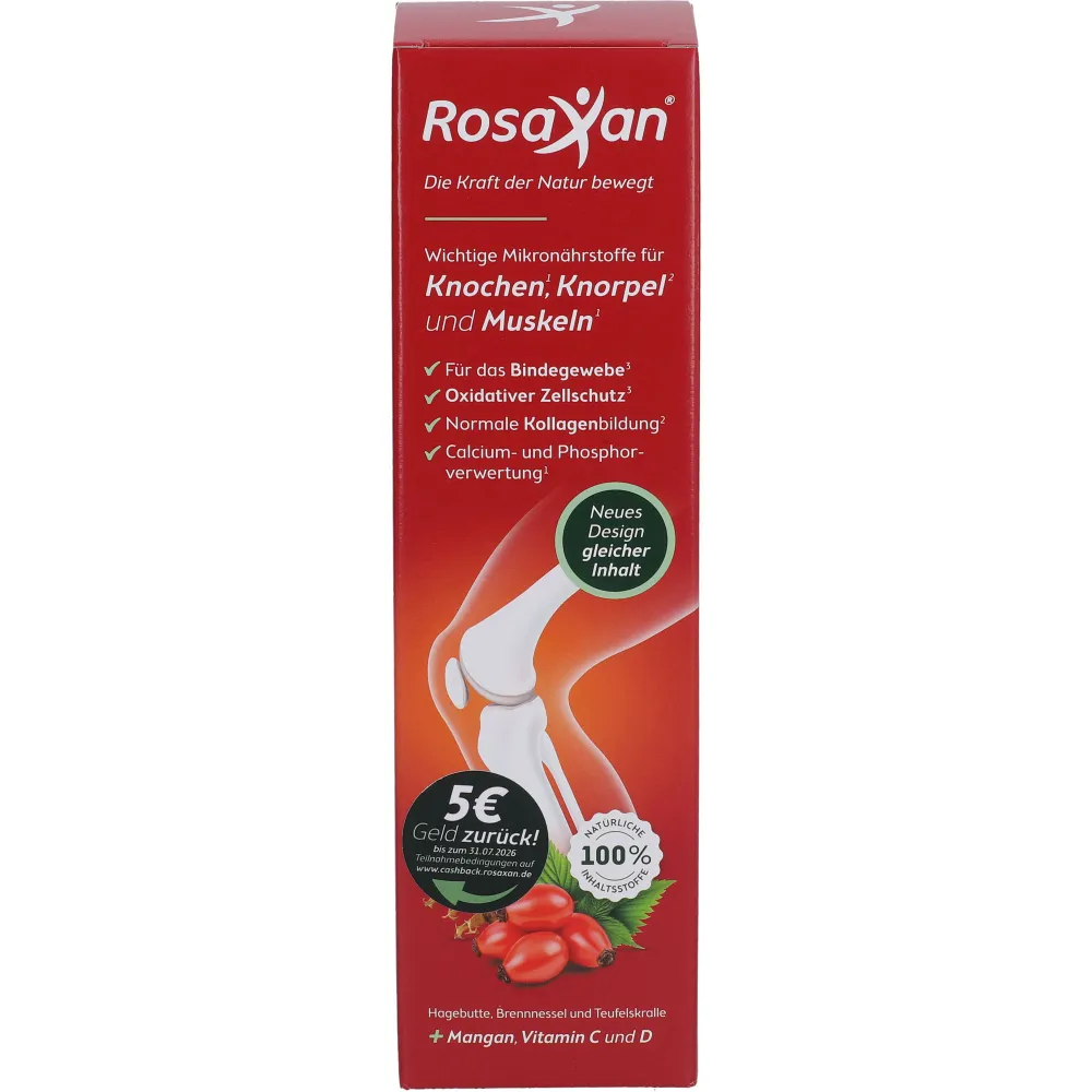 Rosaxan flüssig+Vitamin D Tabletten 20 St 750 ml
