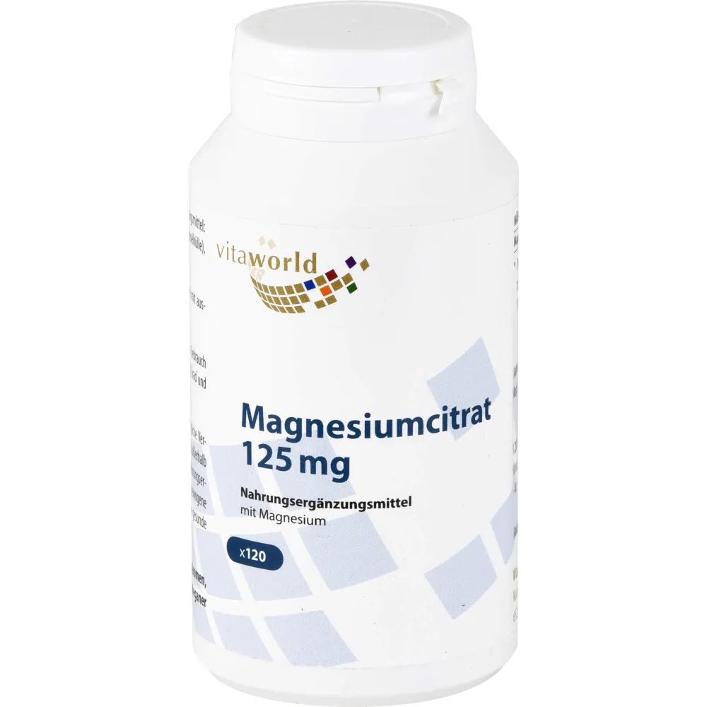 Magnesiumcitrat 125 mg Kapseln 120 St