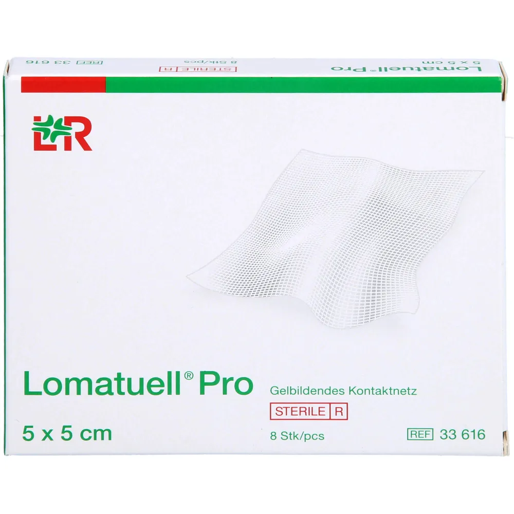 Lomatuell Pro 5x5 cm steril 8 St