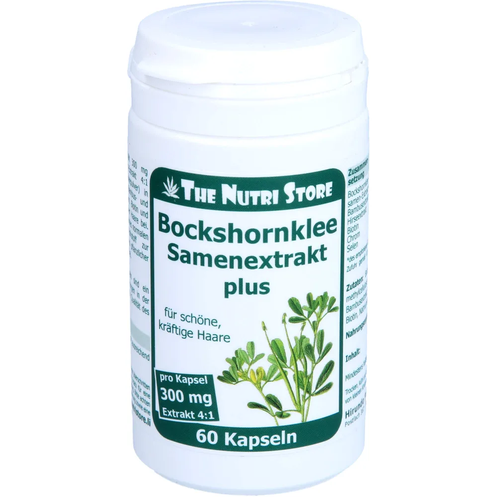 Bockshornklee 300 mg Samenextrakt plus Kapseln 60 St
