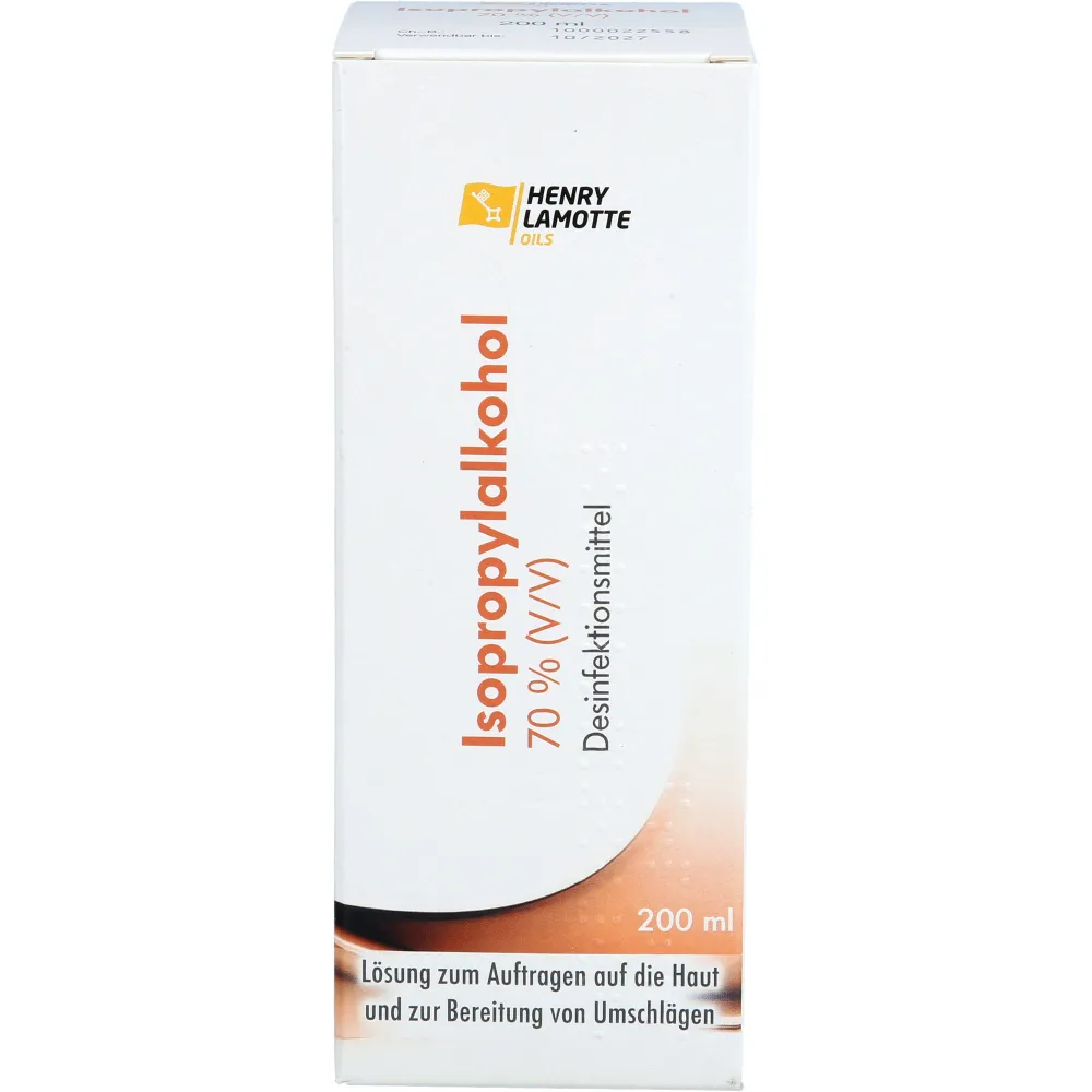 Isopropylalkohol 70% V/V Henry Lamotte 200 ml