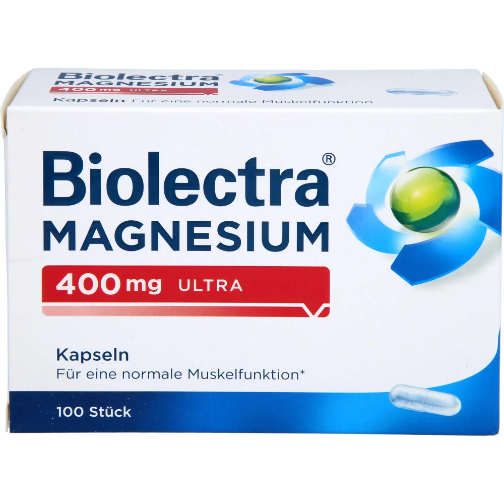 Biolectra Magnesium 400 mg ultra Kapseln 100 St