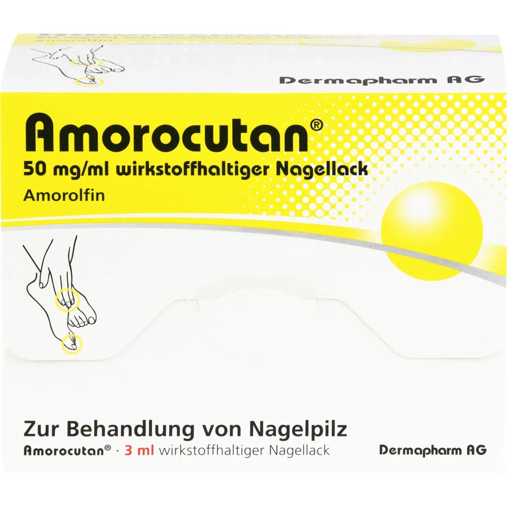 Amorocutan 50 mg/ml wirkstoffhaltiger Nagellack 3 ml