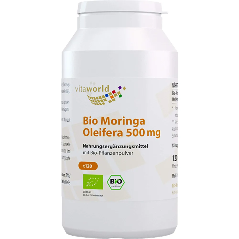 Moringa Oleifera 500 mg Kapseln 120 St