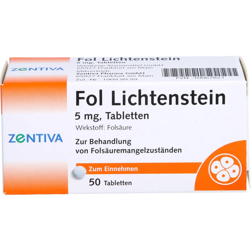 Fol Lichtenstein 5 mg Tabletten 50 St