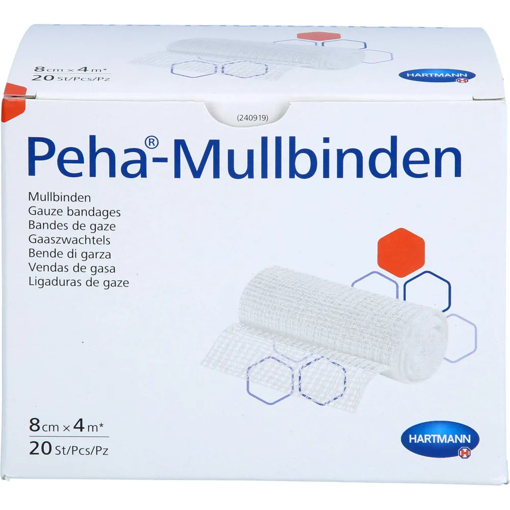 Peha-Mullbinde 8 cmx4 m 20 St